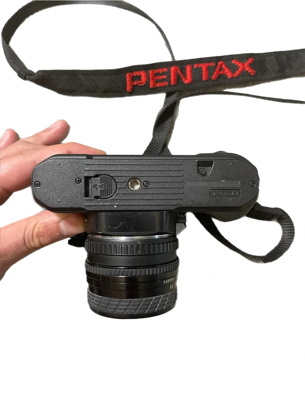 Vintage Pentax P3n 35mm SLR Film Camera with Sigma 35-70mm Zoom Lens